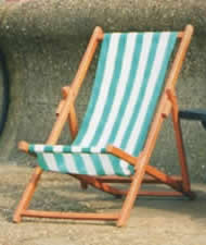 Our Stripey Seaside Deckchairs